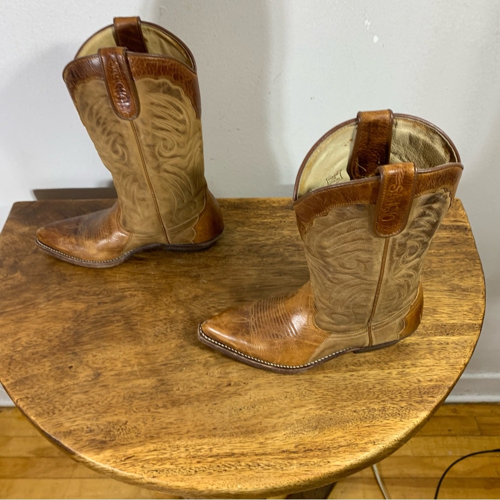 Sancho cowboy leather boots, like new - Picture 4 of 10